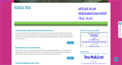 Desktop Screenshot of kuasadoa.com